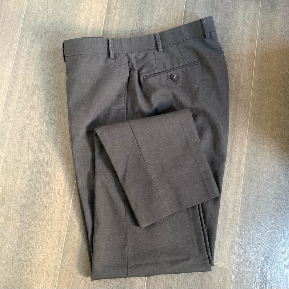 Calvin Klein Mens  Suit Pants, Grey